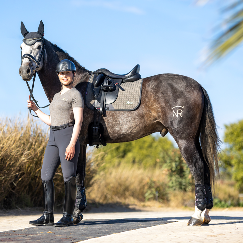 LeMieux Earth Dressage Square - Moss - Large -6